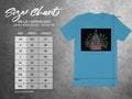 BELLA + CANVAS 3001 unisex short sleeve tee size chart in inches.
