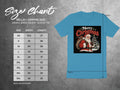 Size chart for Bella + Canvas 3001 unisex short sleeve tee with Santa graphic.