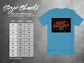 BELLA + CANVAS 3001 unisex short sleeve tee size chart with measurements.